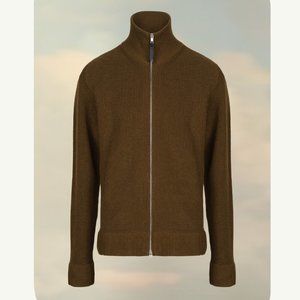 Maison Margiela Men's Ribbed Zip Cardigan Size Medium